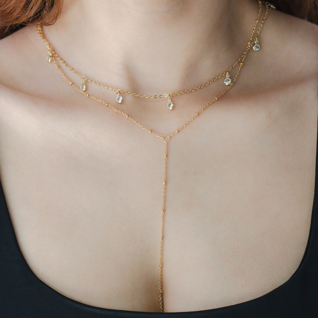 Dazzling Lariat Necklace