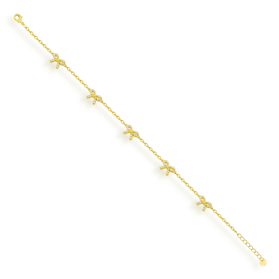Gilded Bow Bracelet - EVRYJEWELS